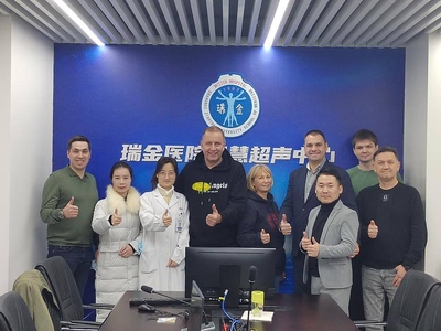 Российская делегация посетила главный офис VINNO Technology (SuZhou) Co., Ltd. (Китай) и ведущий госпиталь Шанхая Ruijin Hospital.